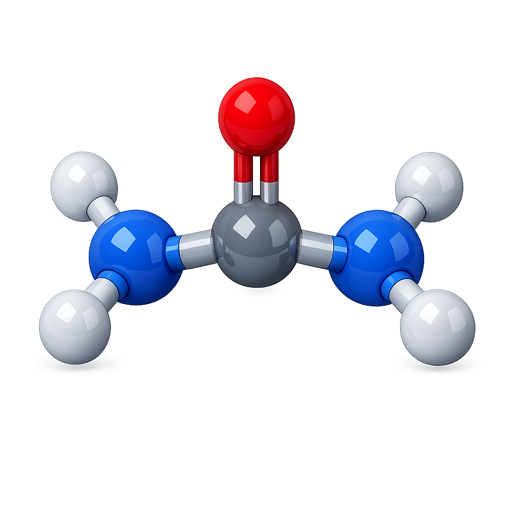 Urea is a chemical compound with the formula CO(NH₂)₂. It is a colorless, odorless, and highly soluble solid. It is also widely used in agriculture and industry. In fertilizers, it provides plants with nitrogen, an essential nutrient for their growth.
